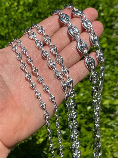 gucci and marinor gold chains|Gucci mariner link chain silver.